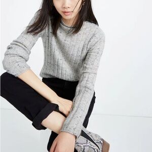 Madewell Donegal Evercrest Turtleneck Sweater in Coziest Yarn